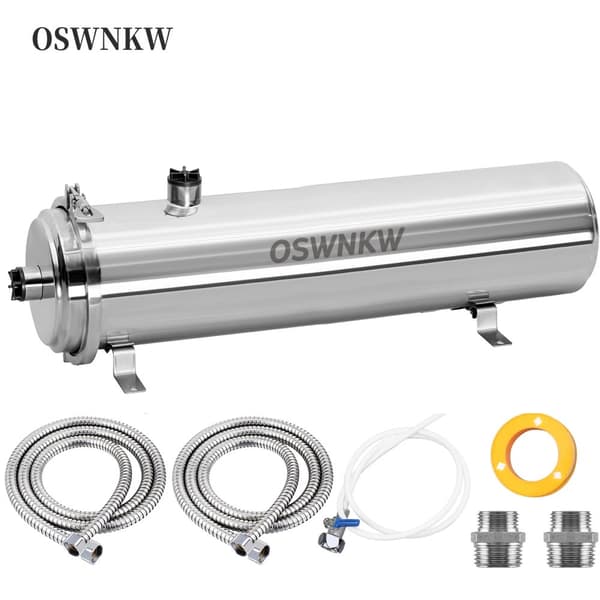Vandrenser, husholdningsforfiltrering, rustfrit stål, 8,0 liter/minut,CL8000L