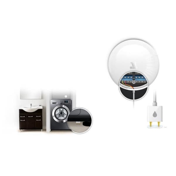 Översvämningsdetektor - FIBARO - FGFS101 - Z-Wave - Ljudalarm - Ljusindikator