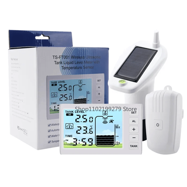 Ultraljudsnivåsensor, Vätskenivåmätning, Temperaturvisning,TS-FT001