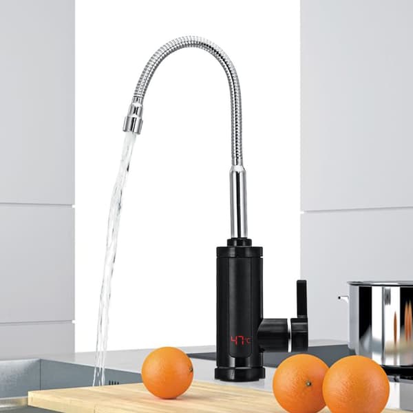 Tavalax Instant Tankless Sähköinen vedenlämmittimen hana Musta SP