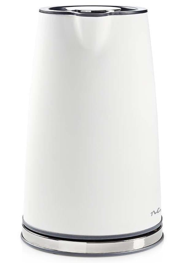 NEDIS rychlovarná konvice KAWK510EWT/ objem 1,7 l/ Soft-Touch/ 1850 - 2200 W/ nerezová ocel/ bílá