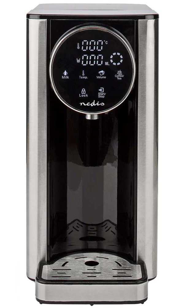 NEDIS automat na horkou vodu/ objem 2,7 l/ display/ digitální/ černá (hliník) Gjuten aluminium, Svart