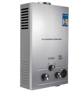 LPG Gas Propan Varmvattenberedare, EU-frakt, Dusstillbehör, 10L 20KW