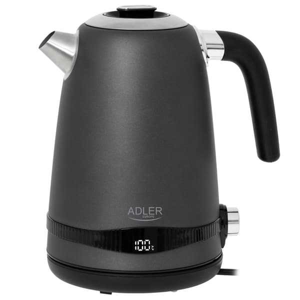 Adler Kettle med LCD og temperaturkontrol
