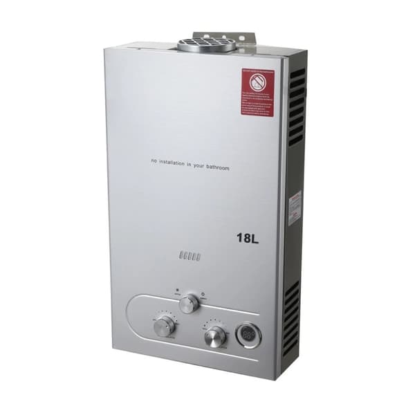 Vandvarmer uden tank, 18L kapacitet, 36KW effekt, lys grå, 18L