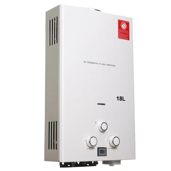 Vandvarmer uden tank, 18L kapacitet, 36KW effekt, lys grå, 18L