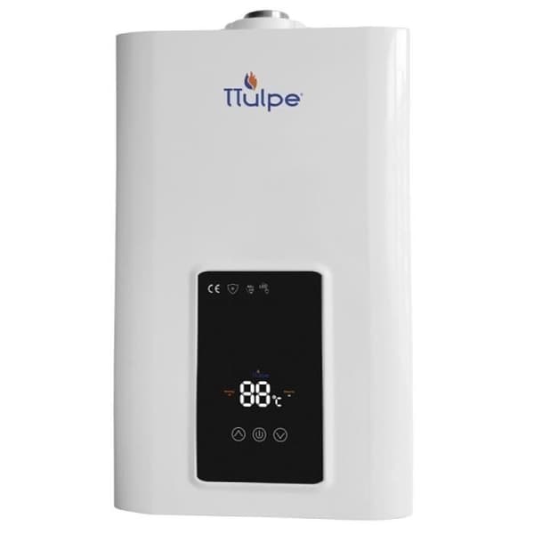 TTulpe® C-Meister 13 P30 Eco, ErP / låg NOx Förseglad propan / butangas varmvattenberedare med sugkopp, 30 mbar
