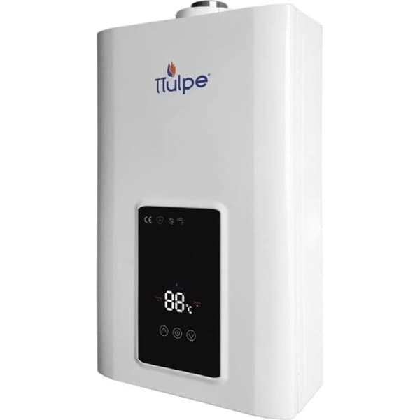 TTulpe® C-Meister 13 P30 Eco, ErP / låg NOx Förseglad propan / butangas varmvattenberedare med sugkopp, 30 mbar