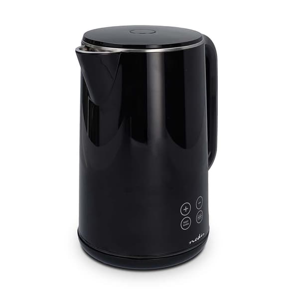 Nedis 6 temperatur vannkoker 1,7L - Svart