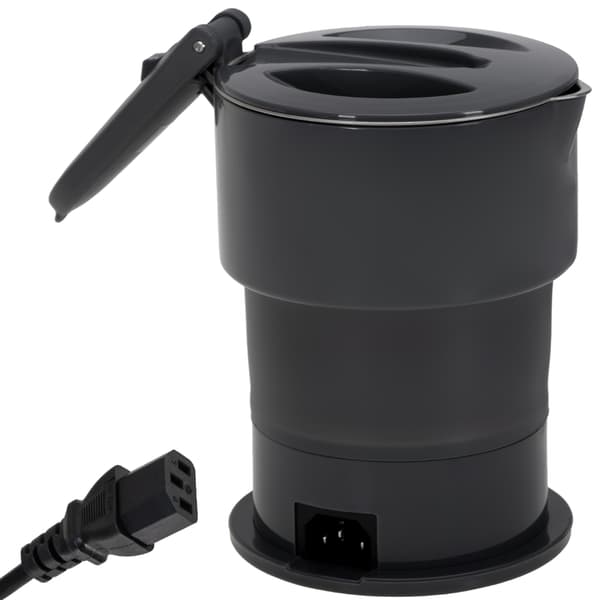 Kokoontaitettava vedenkeitin 0.6L automaattisella lämpötilan ylläpidolla - Harmaa
