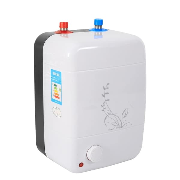 Elektrisk omedelbar varmvattenberedare, justerbar temperatur 30-75℃, 8L kapacitet,VIT