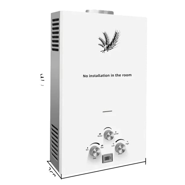 VEVOR Nesteytetty Petroleumkaasu Vedenlämmittimet, Välitön Kuuma Vesi, Saatavilla Useita Kapasiteetteja,36KW 18L