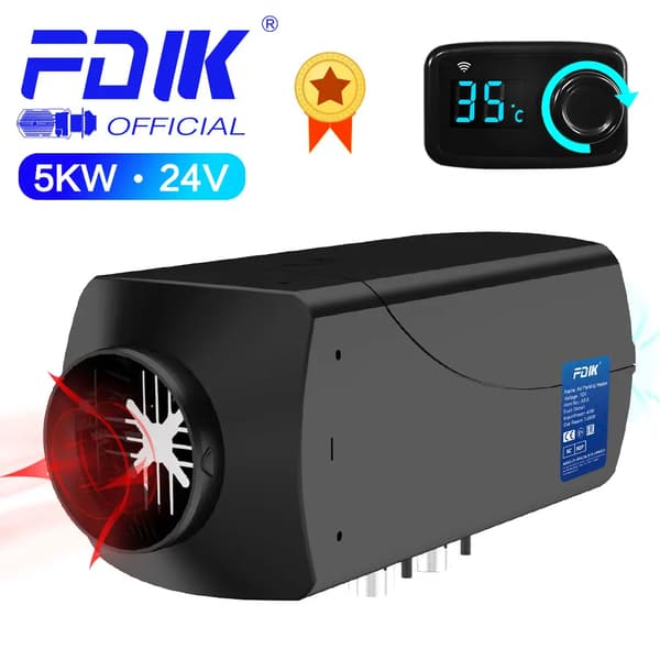 FDIK Ilma Diesel -lämmitys, 5000W Teho, Tehokas Diesel -lämmitys,24V 5000W