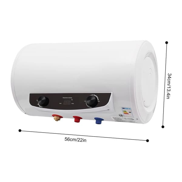 Elektrisk Vandvarmer, 50L Kapacitet, 2000W Effekt,HVID