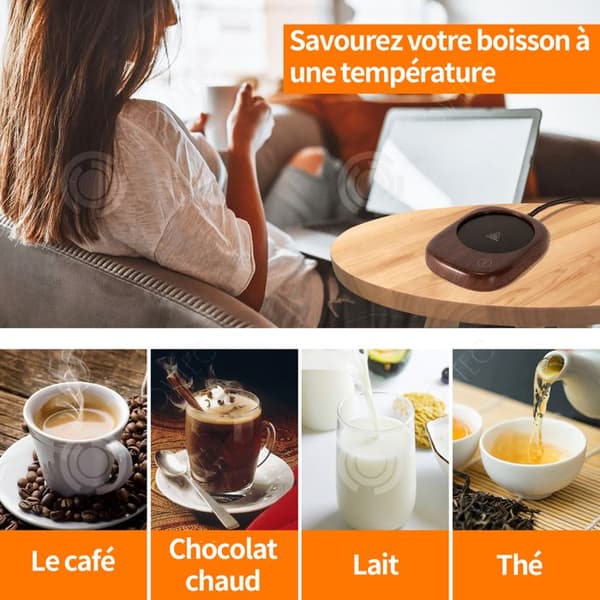 INN Koppvärmare 40-65 grader Celsius Uppvärmning Elektrisk Kaffevärmare Elektrisk Koppvärmare Automatisk konservering