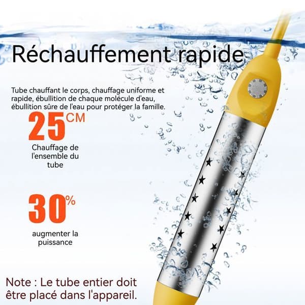 Thermoplongeur INN® 2500W snabbkokare rostfri stål intelligent temperaturkontroll brandsäker