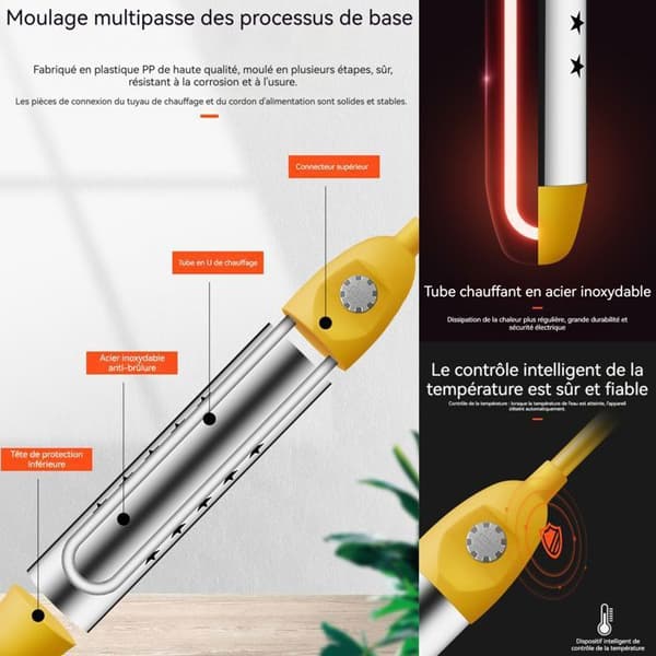 Thermoplongeur INN® 2500W snabbkokare rostfri stål intelligent temperaturkontroll brandsäker