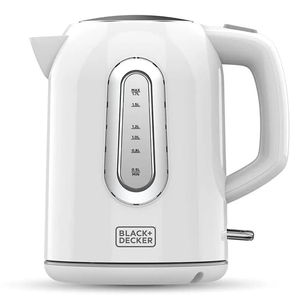 Black+Decker Vattenkokare 1,7L 2200 W - Vit
