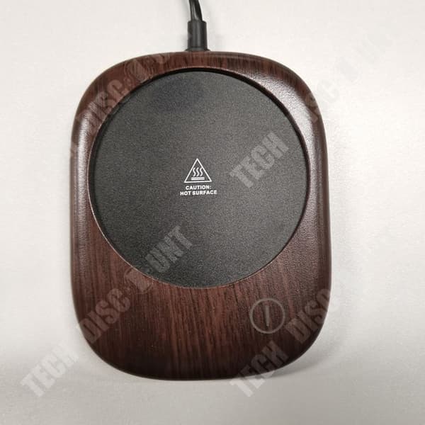 TD® 3-hastighets elektrisk kaffevärmare med termostat Snabbuppvärmning elektrisk kaffevärmare för hem och kontor