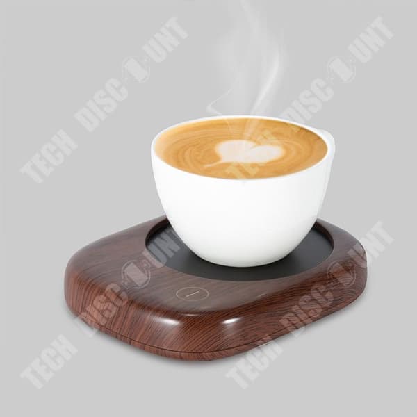 TD® 3-hastighets elektrisk kaffevärmare med termostat Snabbuppvärmning elektrisk kaffevärmare för hem och kontor