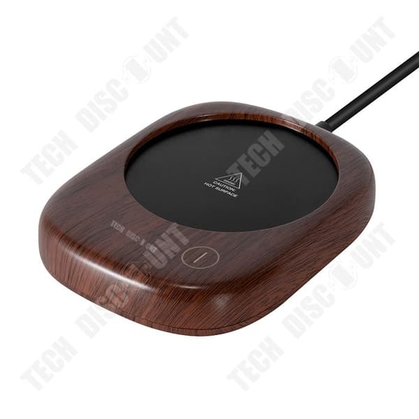 TD® 3-hastighets elektrisk kaffevärmare med termostat Snabbuppvärmning elektrisk kaffevärmare för hem och kontor