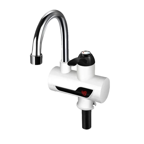 Øjeblikkelig varmtvandsarmatur, justerbar temperatur 30-60℃, energieffektiv 3000W,B