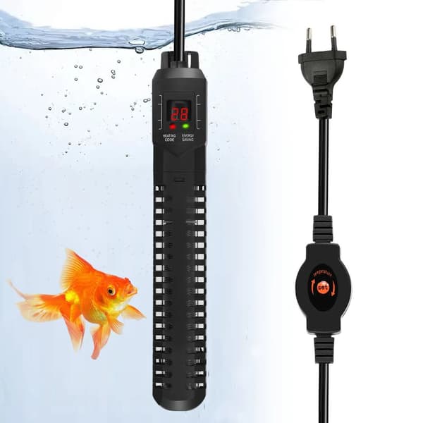 Fisketankvarmer, 500W effekt, digital controller,EU-standard
