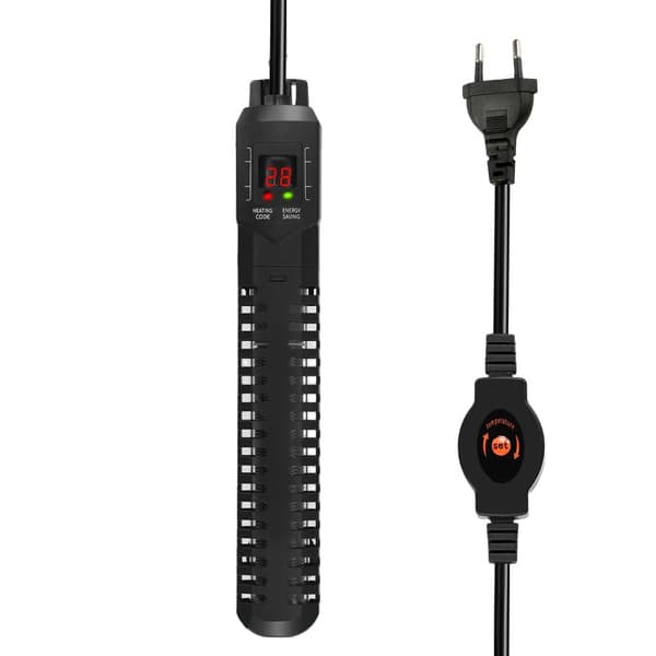 Fisketankvarmer, 500W effekt, digital controller,EU-standard