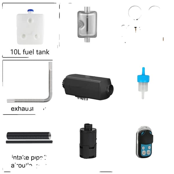 Dieselilma- lämpölaite, useita tehovaihtoehtoja, tehokas polttoaineenkulutus,5000W