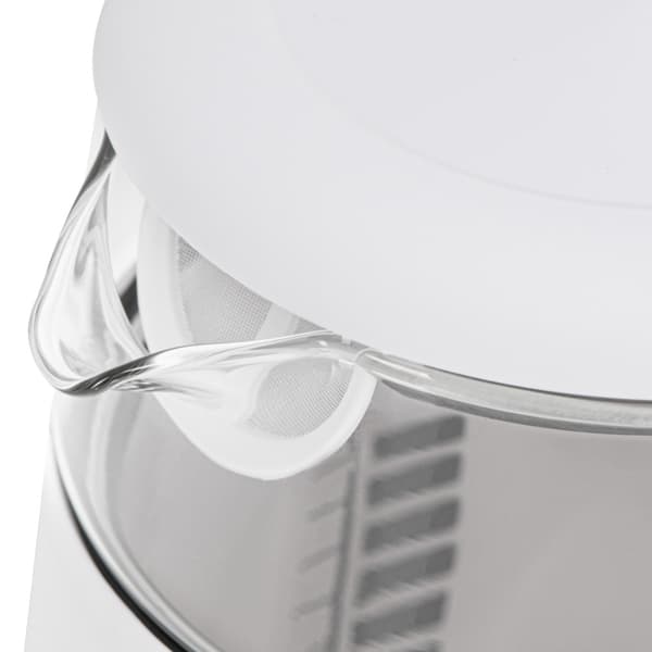 LED-kedel med temperaturkontrol 1,7L - Hvid