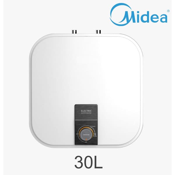 Elektrisk varmvattenberedare Midea Salute Xpress  30 l, Röranslutningar uppåt