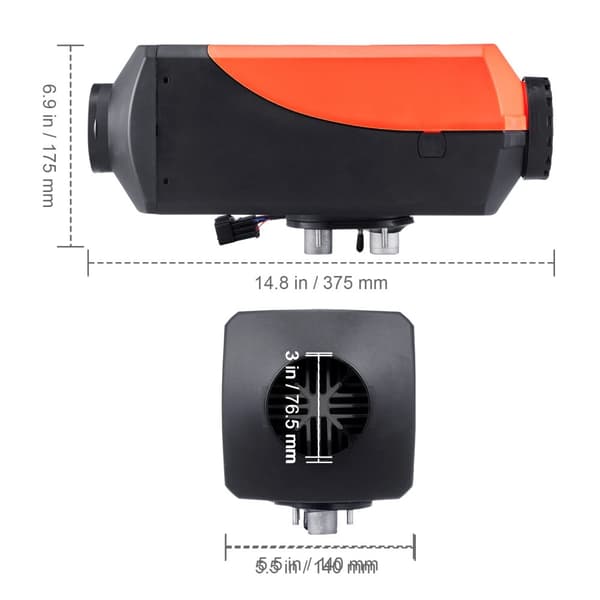 Dieselilämmitin, Bluetooth-ohjaus, 8 kW teho,8KW 12V