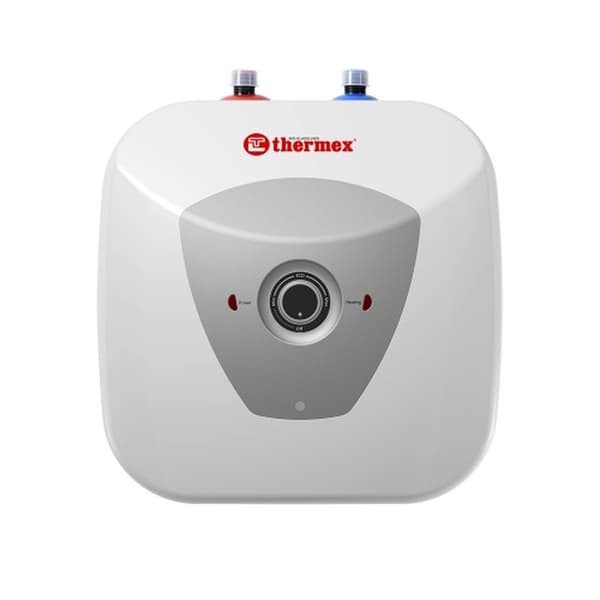 Kompakt elektrisk varmvattenberedare HIT PRO 15L Thermex – Installation under handfatet (vattenanslutningar upptill)