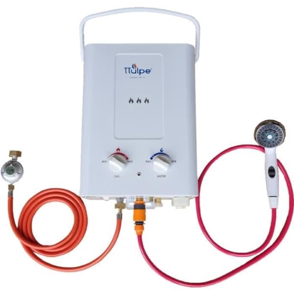 Bärbar omedelbar vattentank - TTulpe - HD-6 P37 - Propangas - 12 kW - 6 L/min