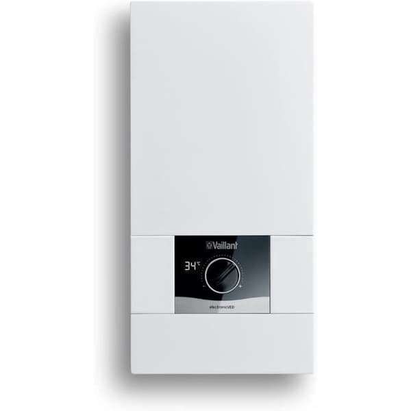 Energisparande elektronisk genomströmningsvärmare - Vaillant - VED E 248 - 24 kW - Digital skärm - 400 V