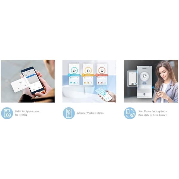Elektrisk vandvarmer Midea Salute Flex 80-ED6 Wi-Fi
