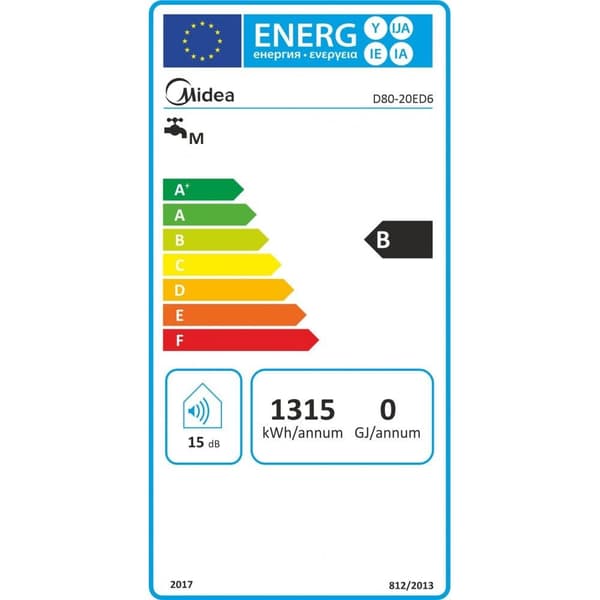 Sähköinen vedenlämmitin Midea Salute Flex 100-ED6 Wi-Fi