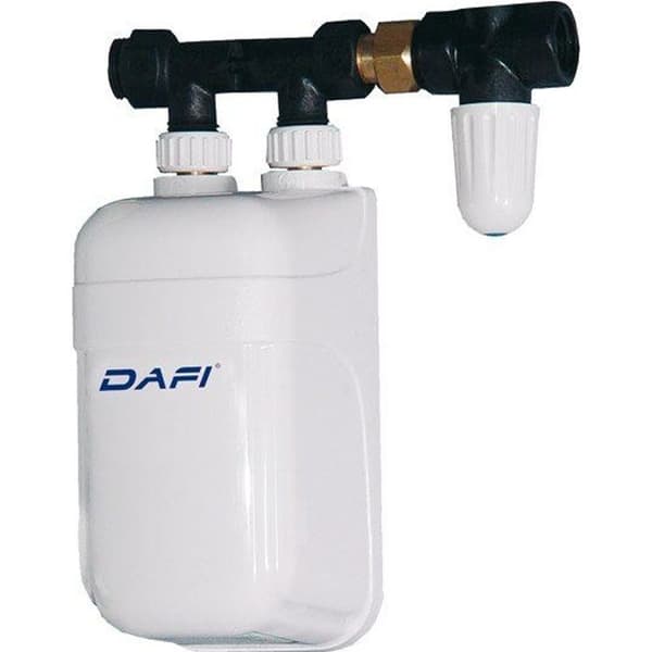 Genomströmningsvattenberedare - DAFI - 11Kw - Elektrisk - Magnesiumanod - Vit Vit