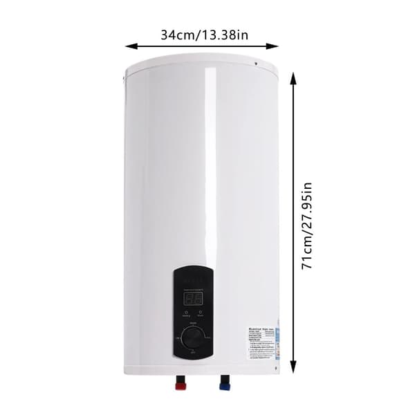 Sähkölämminvesivaraaja, 2 kW teho, säädettävä lämpötila-alue 30-75 ℃,80L