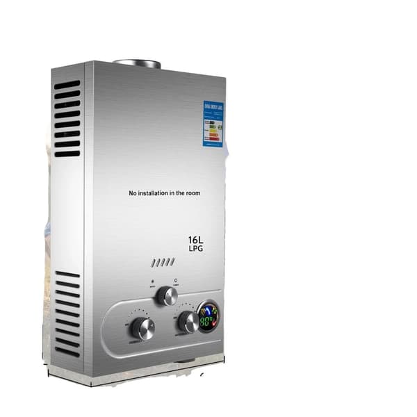 LPG-tilatonta vesilämmitintä, kompakti muotoilu, korkea tehokkuus,16L 32KW
