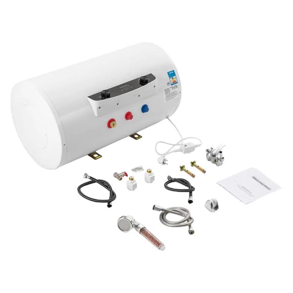 Elektrisk Varmvattenberedare, 2000W Effekt, 15,4 Gallon Kapacitet,Elfenben, EU