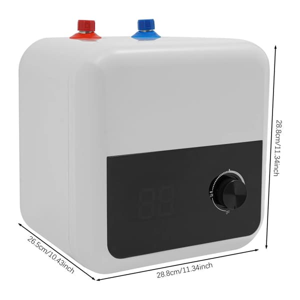 Elektrisk Mini Tank Vattenvärmare, 8L Kapacitet, 1500W Effekt,Typ2 8L 1500W
