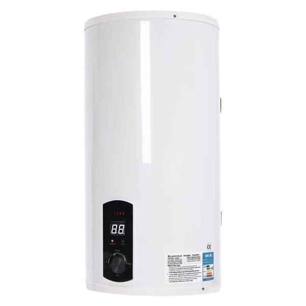 Elektrisk Varmvattenberedare, 50L Kapacitet, 2000W Effekt,VIT