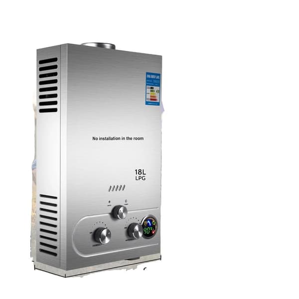 LPG-tilatonta vesilämmitintä, kompakti muotoilu, korkea tehokkuus,18L 36KW