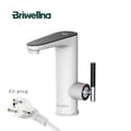 Miniatyrbillede 2 af 2: Briwellna Elektrisk Vandvarmer, 3200W, Digital Temperaturvisning,hvid, EU