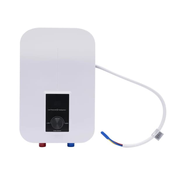 Elektrisk Varmvattenberedare, 6500W Effekt, Intelligent Kontroll, Botten Vatteninlopp,220V, VIT