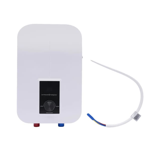 Elektrisk Varmvattenberedare, 6500W Effekt, Intelligent Kontroll, Botten Vatteninlopp,220V, VIT