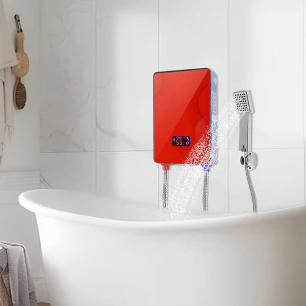 Elektrisk Omedelbar Vattenvärmare, 6500W Effekt, Justerbar Temperatur 30-55℃