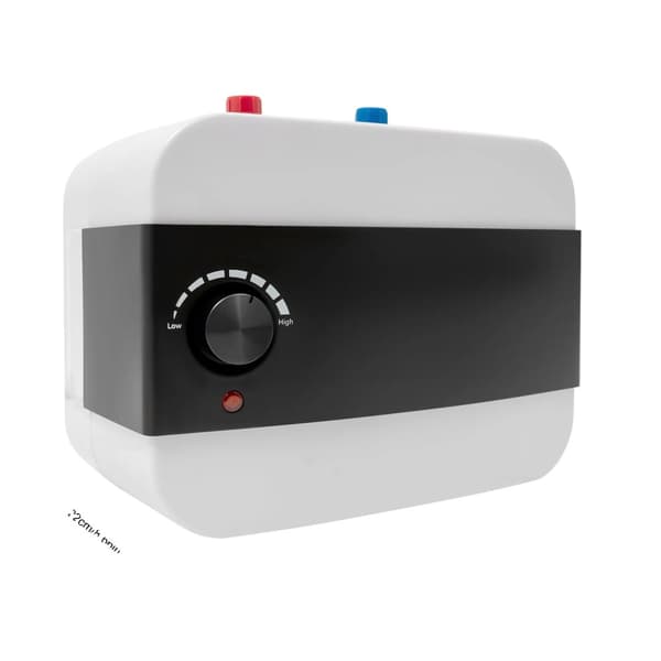 Elektrisk Vandvarmer, 1500W Hurtig Opvarmning, Justerbar Temperaturkontrol,220V, HVID