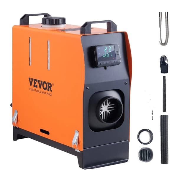 Diesel-auton lämmitin, 5/8KW, LCD-kytkin, äänenvaimennin,5 kilowatin LCD